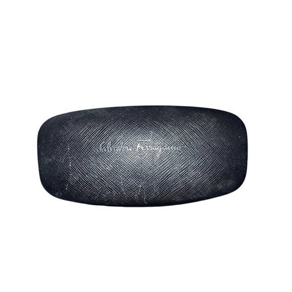 Salvatore Ferragamo Black Glasses Case - Picture 1 of 4